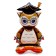 Foil ball 50 "Student owl", on a stand, under the air