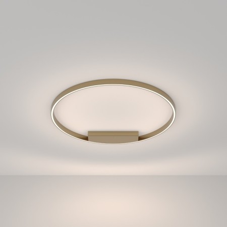 Ceiling Lamp Maytoni Mod058CL-L50BSK, LED, 51W, 80x80x3.5 cm, 2300lm, brass color-2