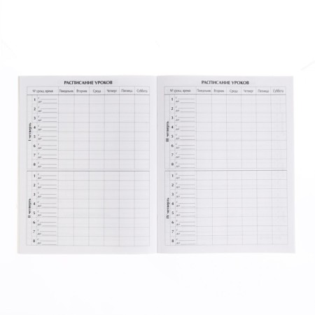 Diary for grade 1-11, in a soft cover, 48 liters, gravity farz-2