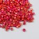 Beads "Zlatka" 08/0, 3 mm, 10 g 0405b red