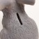 Piggy bank "Rabbit Gray" 10x8x12cm