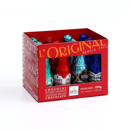 New Year. Figure chocolate L’Original with a liqueur, 9 g-1