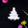 New Year's figure for the painting "Everbody Christmas tree" 9x8x3cm