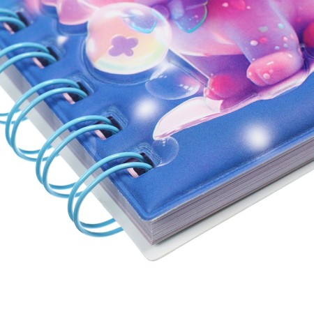 Notebook Gift Book on the crest 80l, line, color block, PVC Cat cover 3D (10x10.5cm) 10539-3