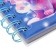 Notebook Gift Book on the crest 80l, line, color block, PVC Cat cover 3D (10x10.5cm) 10539