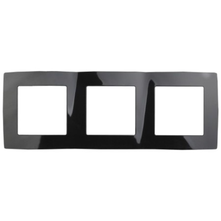 The frame for the switch for 3 posts, era12, black