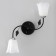 Lily chandelier (flower) 2x15W E27 Model: BR 00253 Black/Transparent
