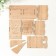Table Organizer "Kisa" 18x12.5x9 cm (set of 9 parts)