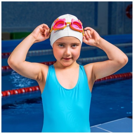 Glasses for swimming children's Onlytop "Bow", beryushi, pink color-1