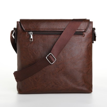 Male bag, brown color-2