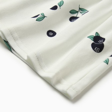 Bloom Baby Dress Blueberries with DL. Sleeve, p. 68 cm, milk-3