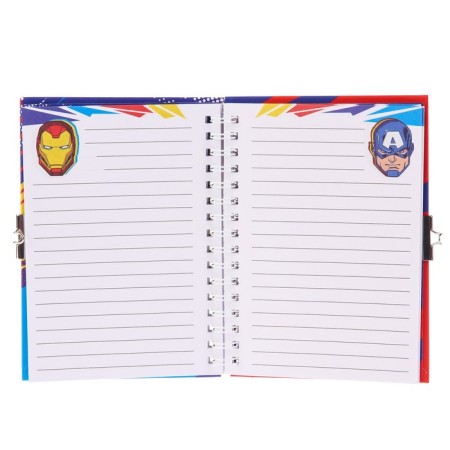 Notebook on the A6 Lack, "Superhero Diary", 50 sheets, Avengers-4