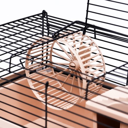 Mini cell for rodents "Pijon" No. 1, equipped, 27 x 15 x 13 cm, beige-5