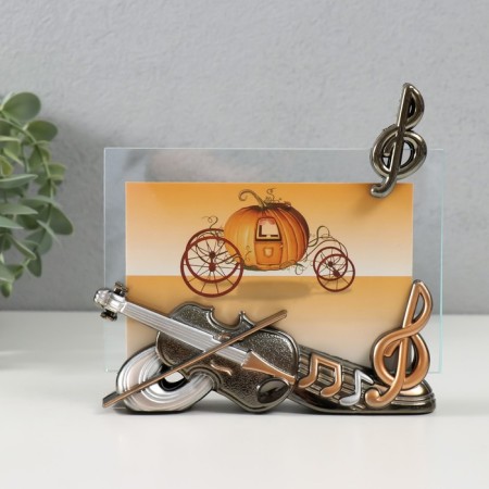 Photo frame plastic 10x15 cm "Violin" 13.2x15x3.5 cm