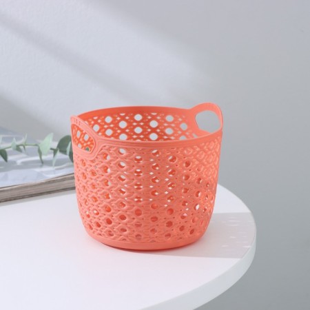 Storage basket "loops", plastic, 12.5 × 12.5 × 10.5 cm, color mix