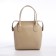 Women's bag with lightning, with a cosmetic bag, beige color