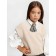Vest for girl Knit, height 128 cm, milk color