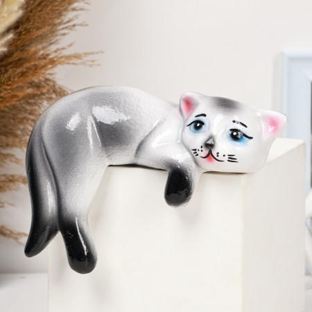 Figure "Vaska kitten" 14x19cm, gray-1