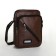 Male bag, brown color