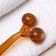 Massage for the face and neckline, 2 balls, 14 × 6 × 2 cm, color mix