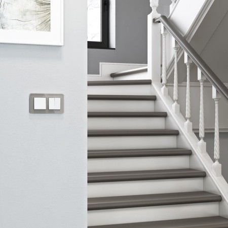 Frame W0022417, 2 Elite sockets, smoky, glass-5
