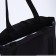 Shoper bag without fastening, black color