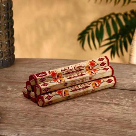 Incense "tulasi" 20 fragrances of honey and sandal-1