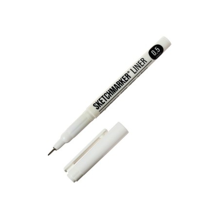 Capillary pen for graphic work Sketchmarker, 0.5 mm, black-5