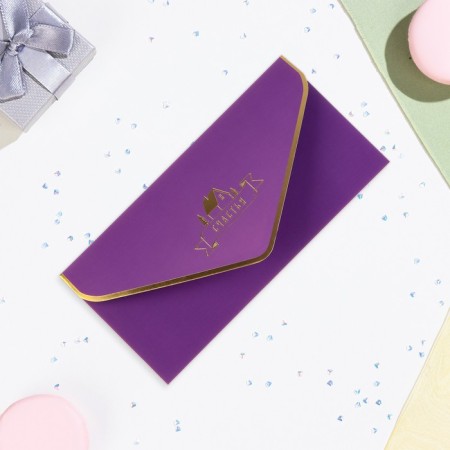 The envelope "Happiness!" Cutting, embossing, software touch, house-3