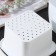 Kashpo with the insert "Gloss", 2.4 l (1.6 l), white color