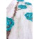 Czech for ironing board "Openland flowers", turquoise color, 140 x 55 cm, cotton