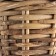 Kashpo wicker, d14xh13cm, gray, rattan