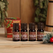 New Year. A set of essential oils 4 pcs of 10 ml 