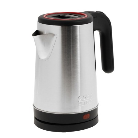 Electric kettle Goodhelper KS-18B07, metal, 1.8 l, 1800 watts, silver-black