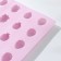 Form for marmalade Dolyana Fruit Paradise, 22.5 × 23.5 × 1.5 cm, 25 cells, pink color