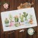 Towel "Ethel" Cacti 40x73 cm, 100% cotton, moured 160 g/m2