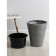 Kashpo for flowers with an insert "Dune", 19.5 l, color gray color