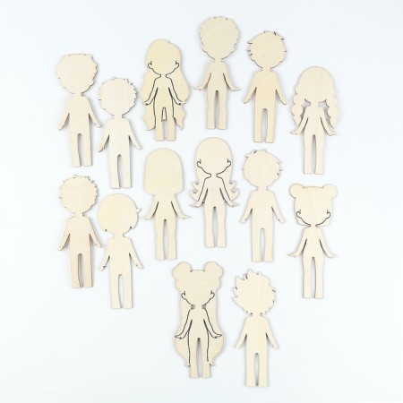 Wood painting "Creative men"-4