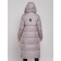 Coat insulated winter female, size 46, color gray