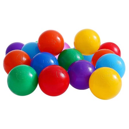 Balls for a dry pool with a pattern, ball diameter 7.5 cm, set 150 pieces, multi -colored-11