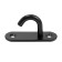 Tundra bracket for mounting cables 4 cm, black color