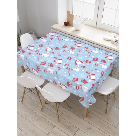 The tablecloth “New Year's mood”, rectangular, Saten, size 120x145 cm