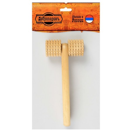 Bath massage "Dobroparov" toothe, with a handle-4