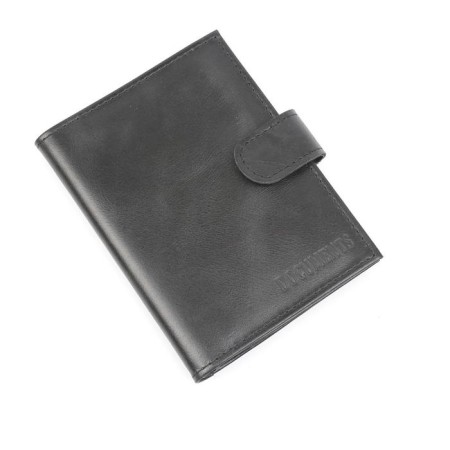 Cover for auto documents on the button, the department for the passport, the color is black