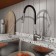 MILARDO MEAL M01SB2FM05 kitchen mixer, pouring 200mm, flexible spout and shower nozzle, chrome 101