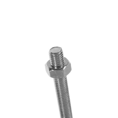 Bolt bolt master, with a hexagonal head, galvanized, Din933, M8x100 mm, 2 pcs-3