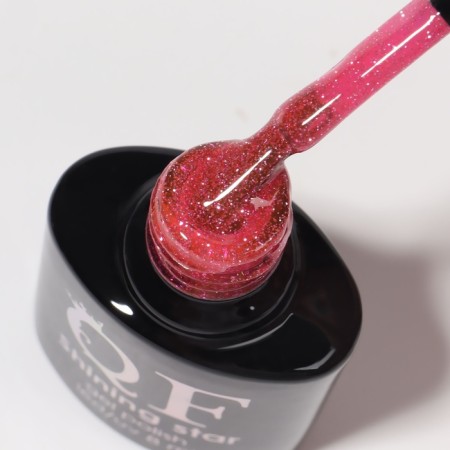 Gel nail polish, “shining Star”, reflective, 3 phase, 8ml, led/uv, red color (022)-10