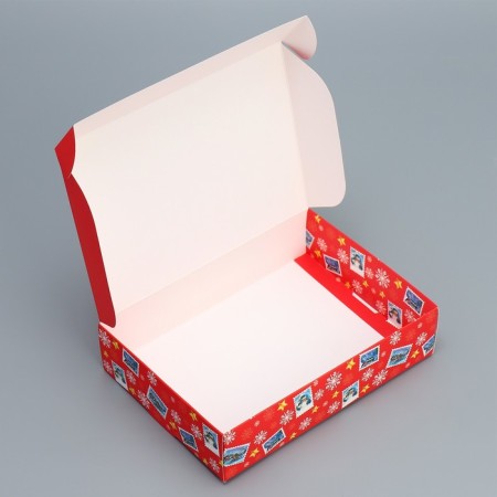 Folding box "Mail", 21 x 15 x 5 cm, new year-3