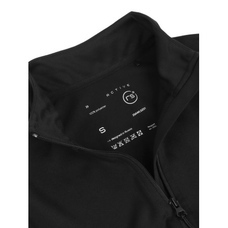 Long -line male Resport, on a zipper, p. 52, the color is black, basic, with a long sleeve-13
