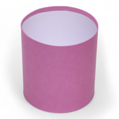 Set of round boxes 2B1, "dark lilac", without a cover, 10 x 10 x10.5 cm-3
